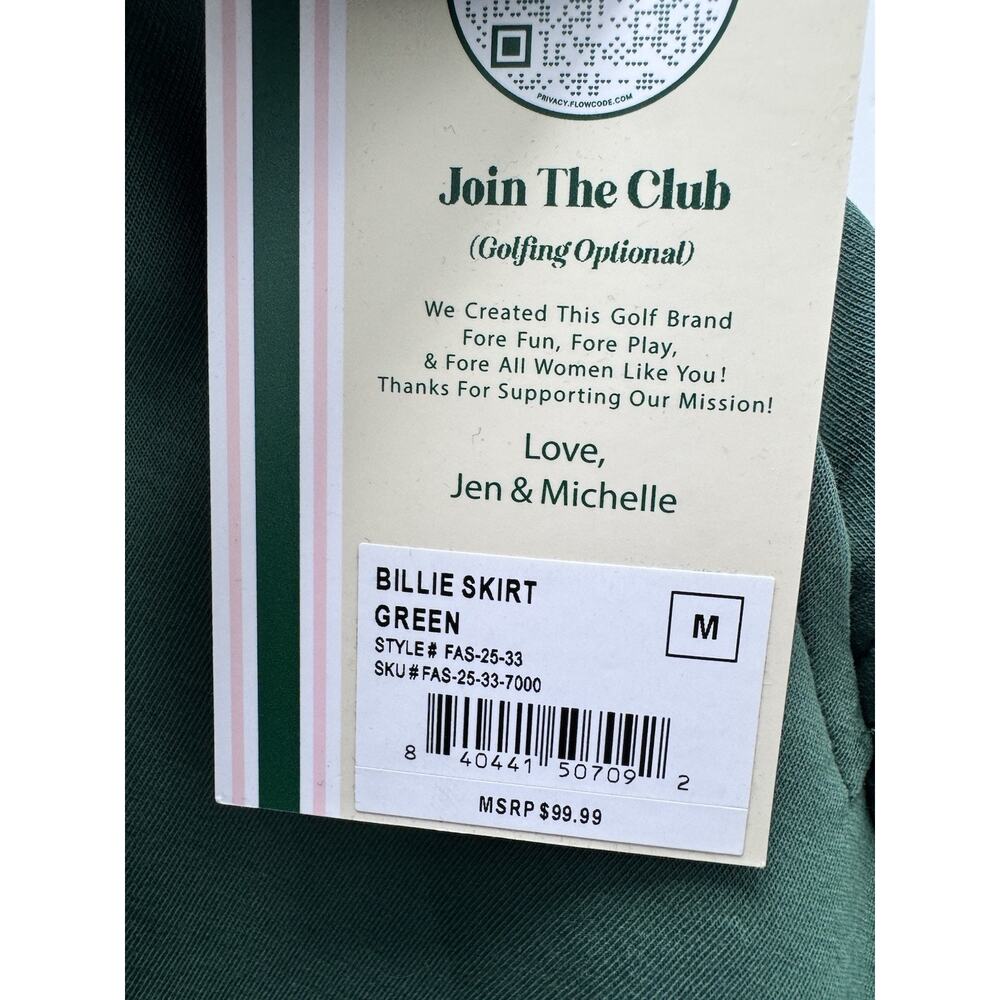 Fore All Billie Skirt Women’s Green Medium - Picture 7 of 7
